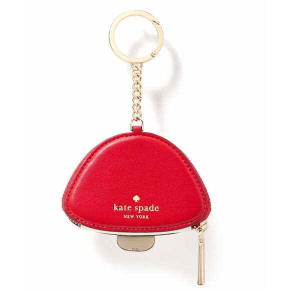 New Kate Spade 3d Mushroom Bag Charm Ruby Red Multi - Picture 3 of 5